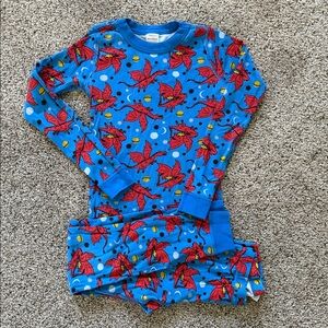 Hanna Andersson LJ Pajama Set with Red Dragon Print